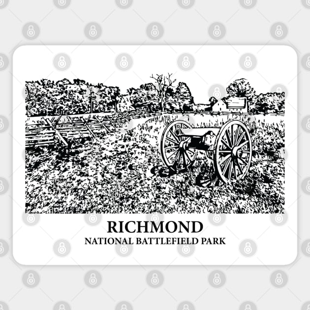 Richmond National Battlefield Park Magnet by Lakeric